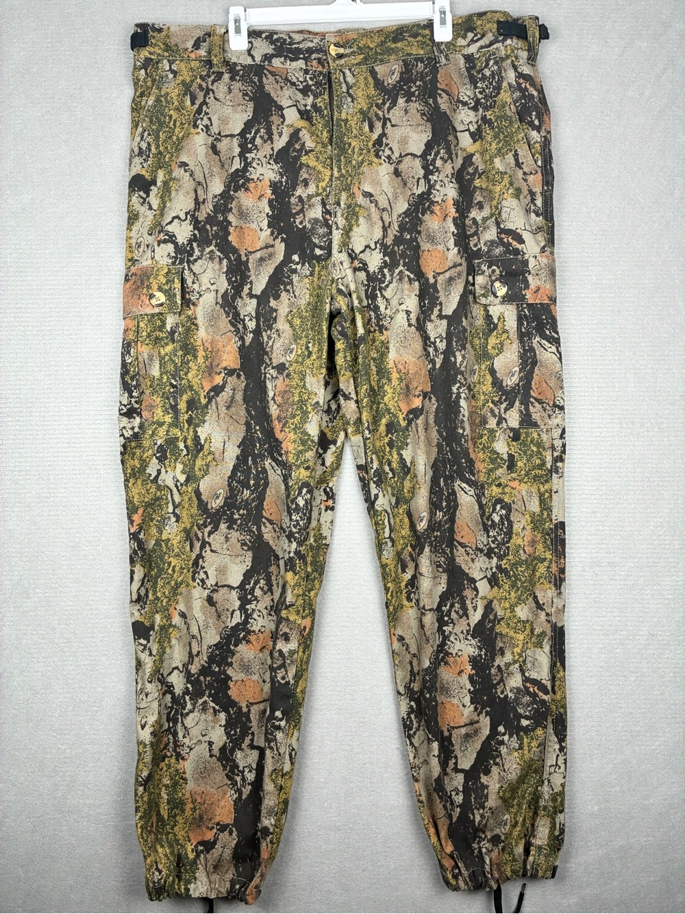Men's Yukon Lightweight Camo Cargo Pants in Green/Brown Gorpcore 2XL